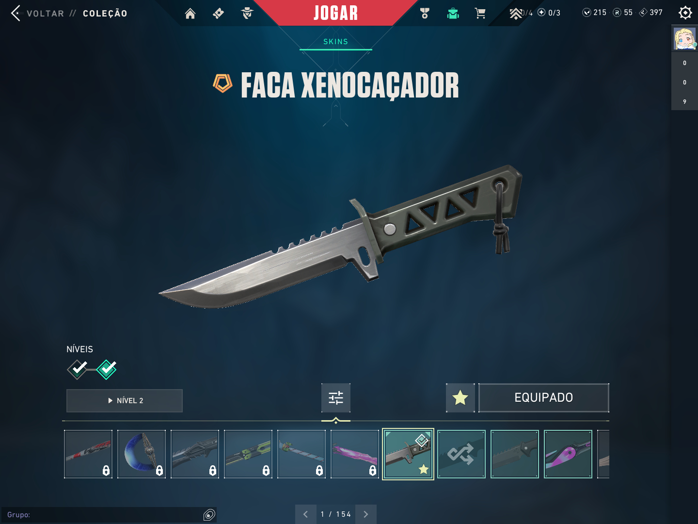 1 x CONTA FACA XENOHUNTER, ASCENDENTE FULL ACESSO