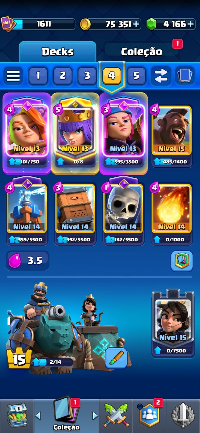 Conta Clash Royale, brawlstars e Clash of clans