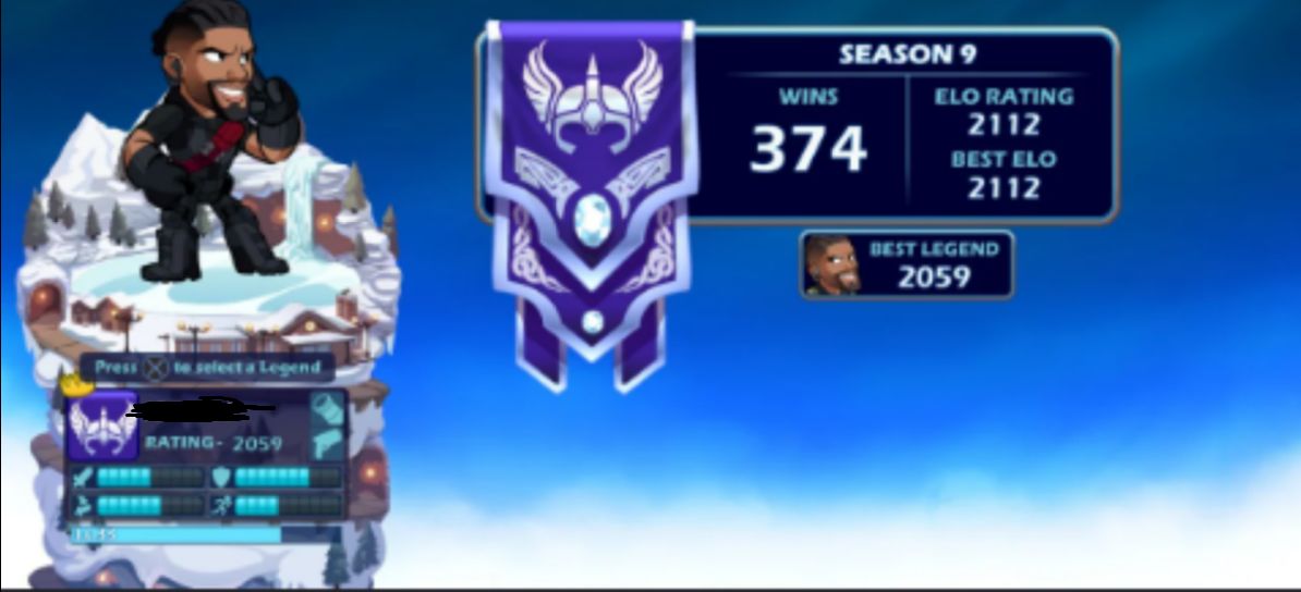 Elojob Brawlhalla | Rating 2100 a 2600+ | Valhallan (Só Título ou +100 Vitórias)