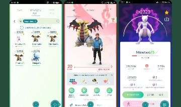 Pokémon GO Lv. 20 | Mewtwo + 3 Giratina + Dialga Sombrio | Full Access D200
