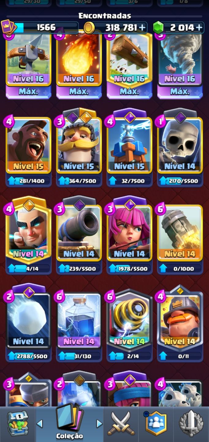 Conta de brawl stars 24k (2020, antiga) + conta de clash arena 26 Gemada
