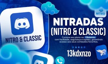 (Discord) Conta Nitrada Mensal - Entrega Rápida!