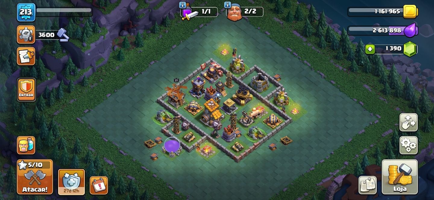 Conta clash royale, clash of clans, brawl stars valor pelas 3