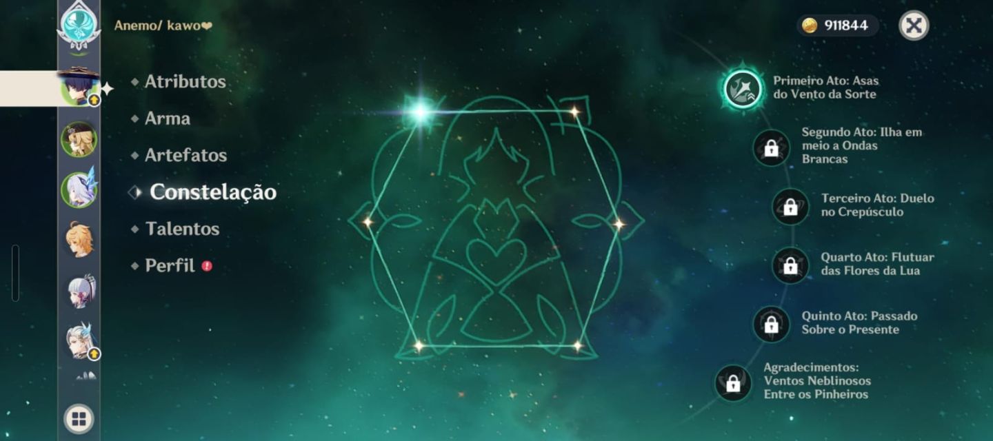 PROMOÇÃO | CONTAS DE GENSHIN COM VÁRIOS RECURSOS