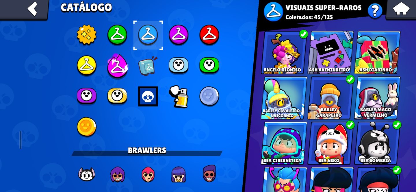 RARÍSSIMA CONTA OG BRAWL STARS DESDE 2019! 30K TROFÉUS, 89/107 BRAWLERS