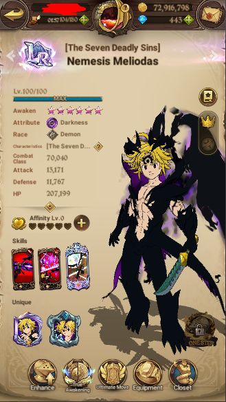 CONTA 7DS GRAND CROSS MELIODAS NEMESIS LR