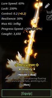 FISCH LEVEL 1095 | POLARIS SERENADE + SERAPHIC + NO-LIFE | RODS RARAS