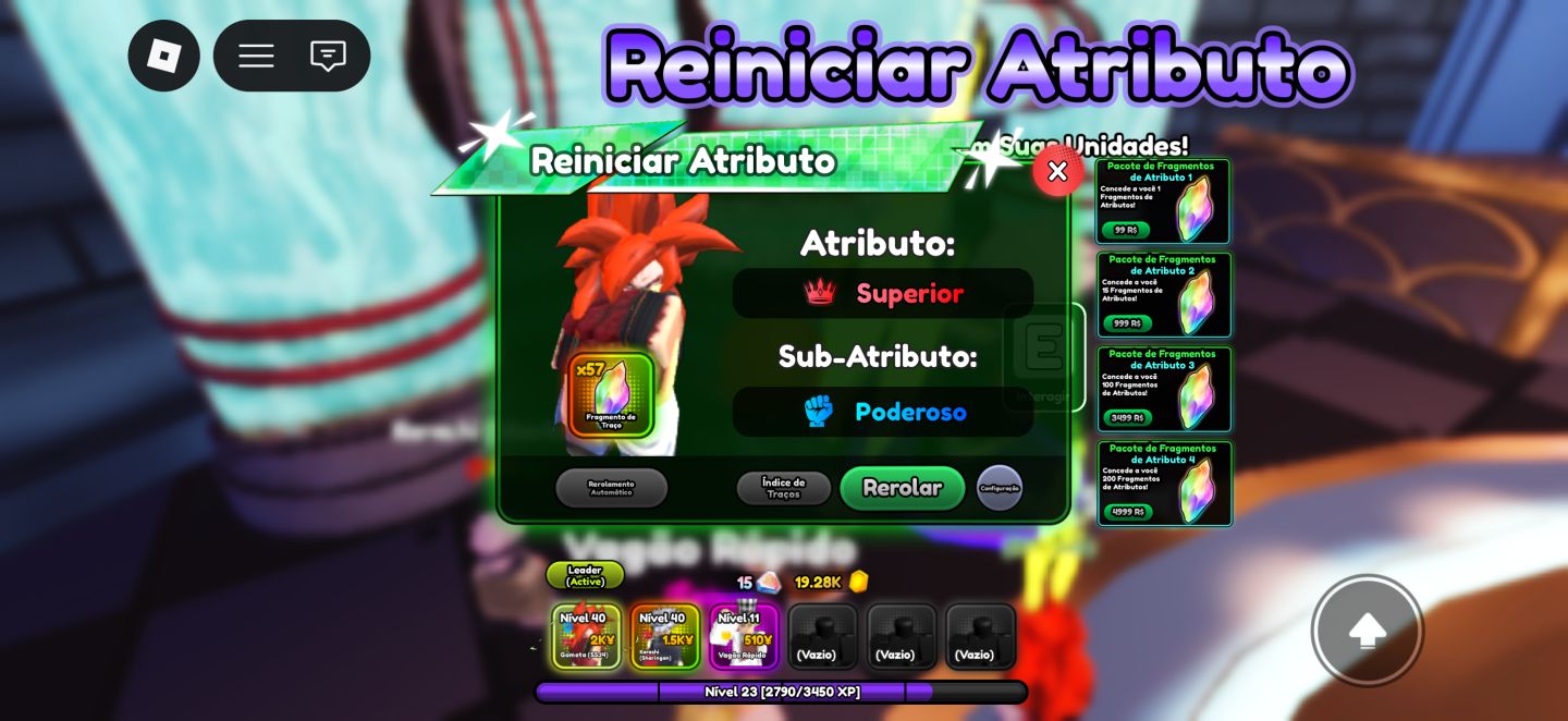 Conta anime squadron com gogeta superior + outros