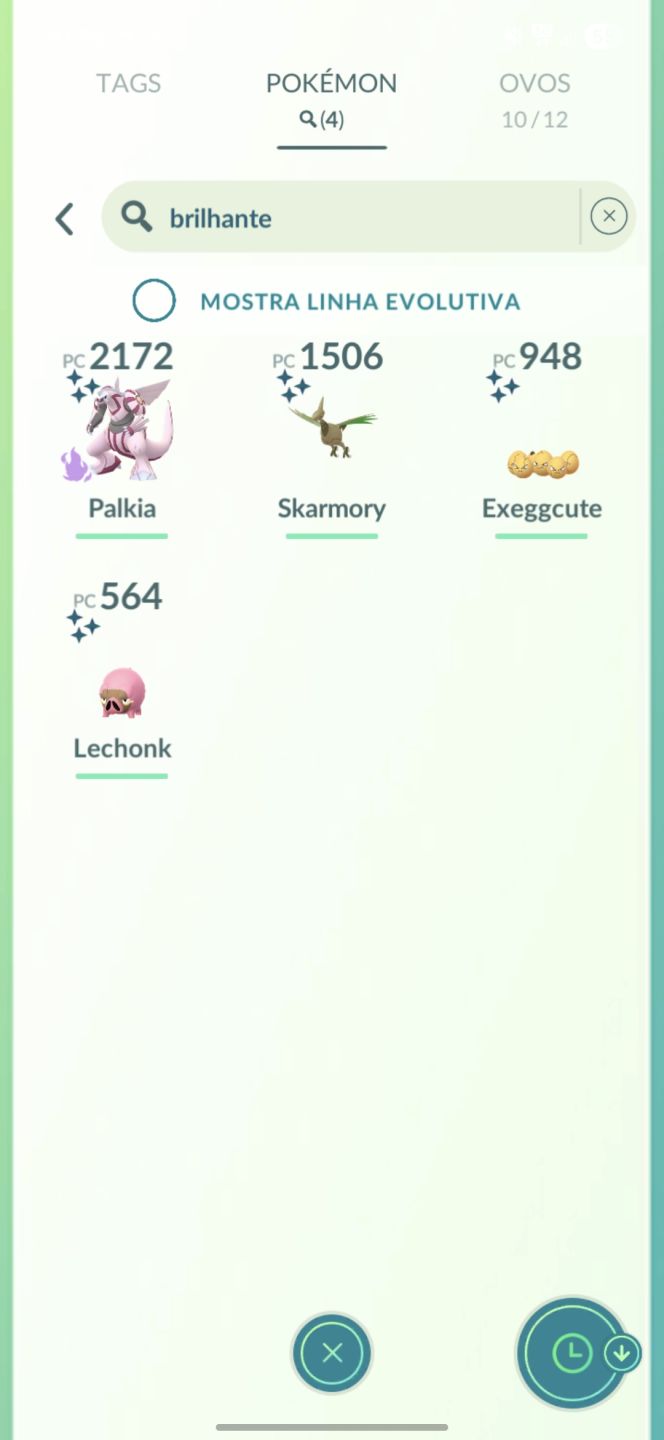1 lendário shiny sombroso + 1 00% - Conta avançada- Pokemon go