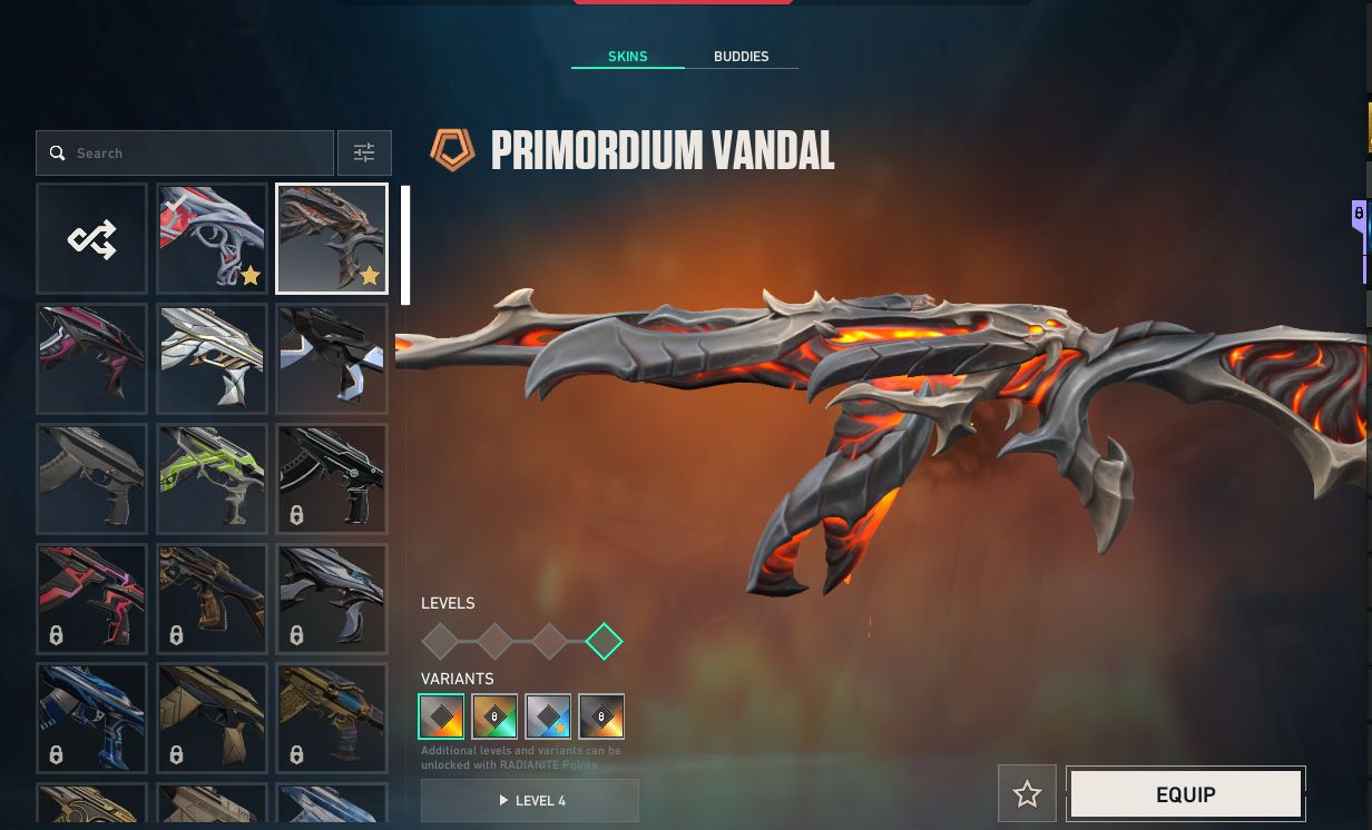 CONTA VALORANT COM VANDAL PRIMORDIUM - MAIS DE R$1000 GASTOS