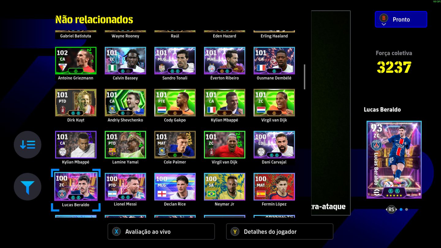 Conta efootball STEAM