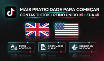 Contas TikTok REINO UNIDO, e EUA aquecidas, seguras e saudáveis.