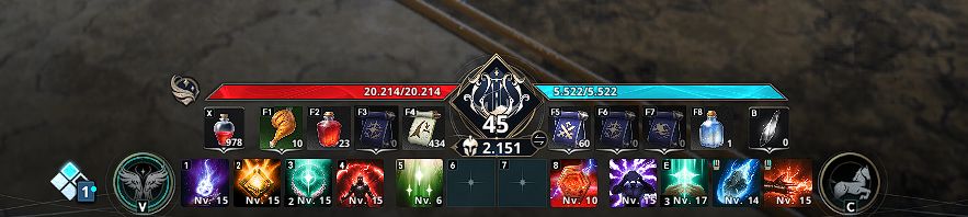 CONTA AION 2 CLERIC 2200 DE GS,96kCP, LV 45 COM ARQUEIRA ALT LV 45