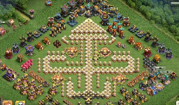 Conta clash of clans cv17 com quase tudo full