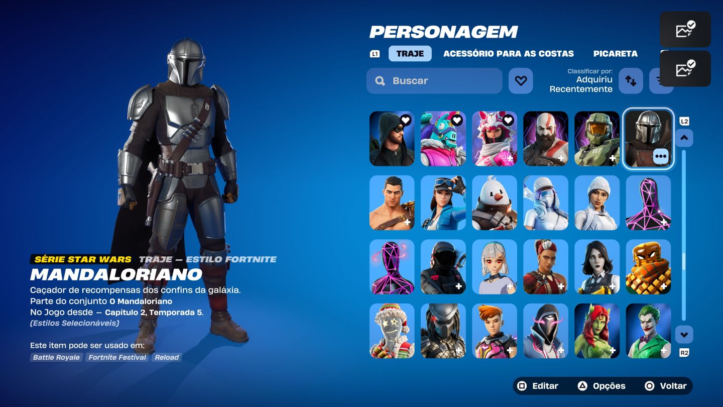 Conta OG Fortnite, Salve o Mundo fundador, pode acessar em todas as plataformas.