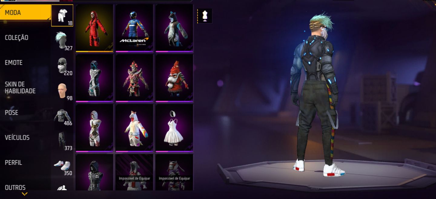 Conta Free Fire Prime 6
