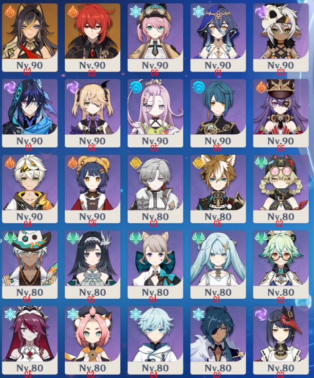 Conta AR60, todos os endgames 24 T5 e 49 T4, 23 armas T5