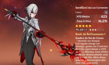 Conta Genshin AR 53 - Arlecchino C/ Signature + Kazuha + Lyney | Roster Forte