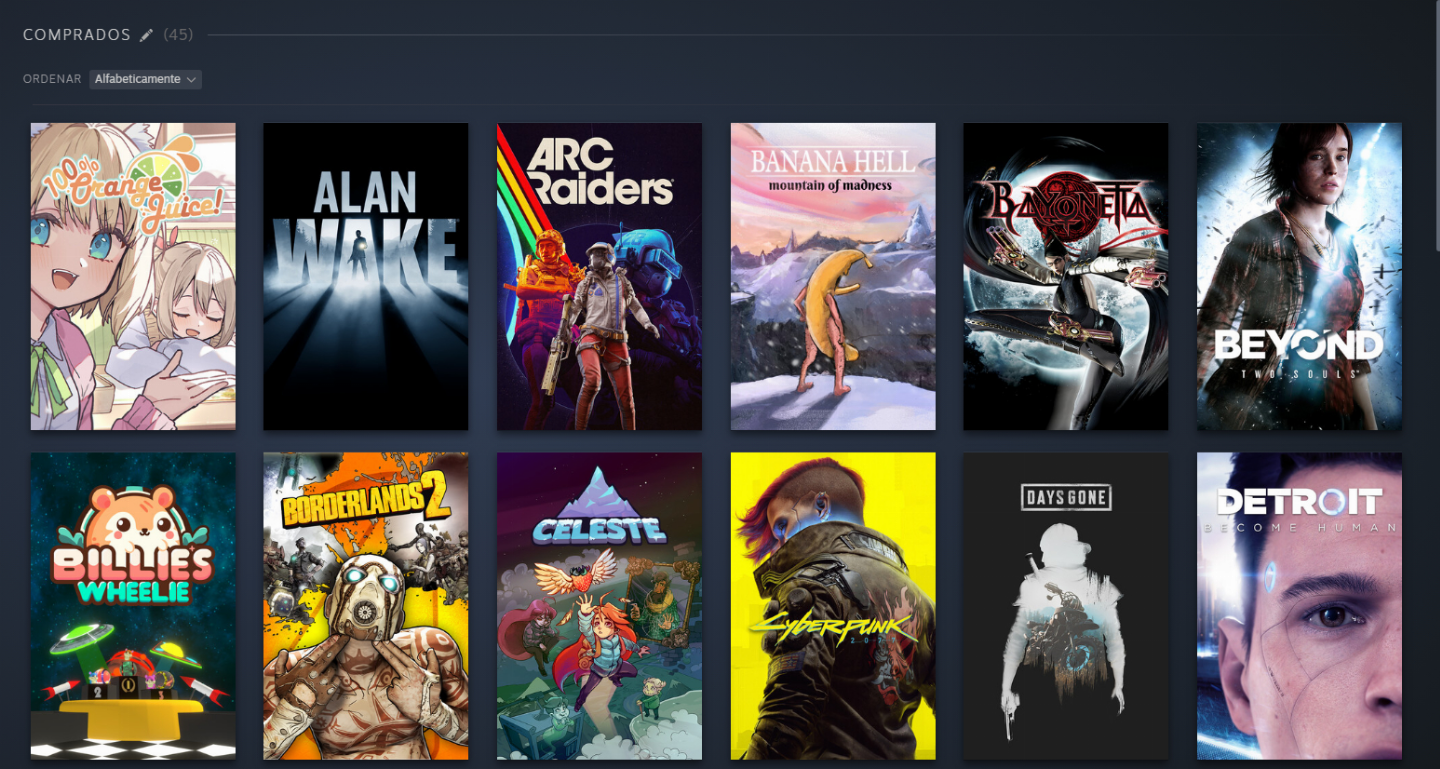 Conta steam com diversos jogos + prime do CS2