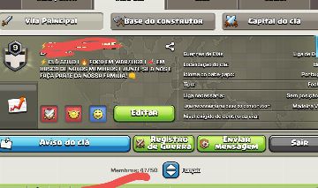 Clã Clash of clã nível 9 capitólio 7