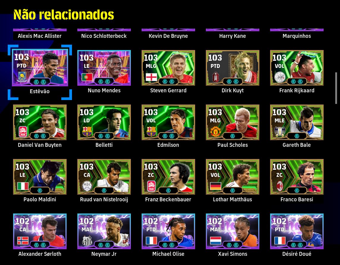 CONTA EFOOTBALL PC / MOBILE CHEIO DE EPICOS E BIG TIME SHOW TIME !!