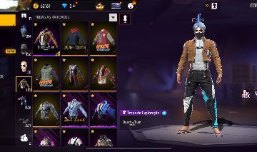 CONTA FREE FIRE (FF) COM ATTACK ON TITAN MUITO BRABA!