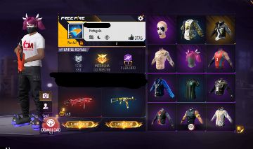 CONTA DE FREE FIRE-CABELO ROSA MANDELA+UMP ATRIBUTADA+GEMADA MUITO RARA +PRIME 3