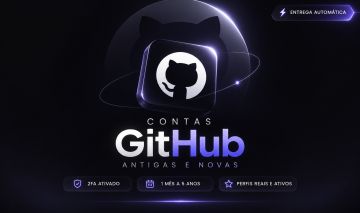 [ENTREGA AUTOMÁTICA] Contas GitHub Antigas e Novas | 2FA Ativado