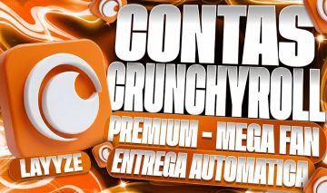 CRUNCHYROLL PREMIUM 30DIAS + BRINDE MEGA FAN | ENTREGA AUTOMÁTICA