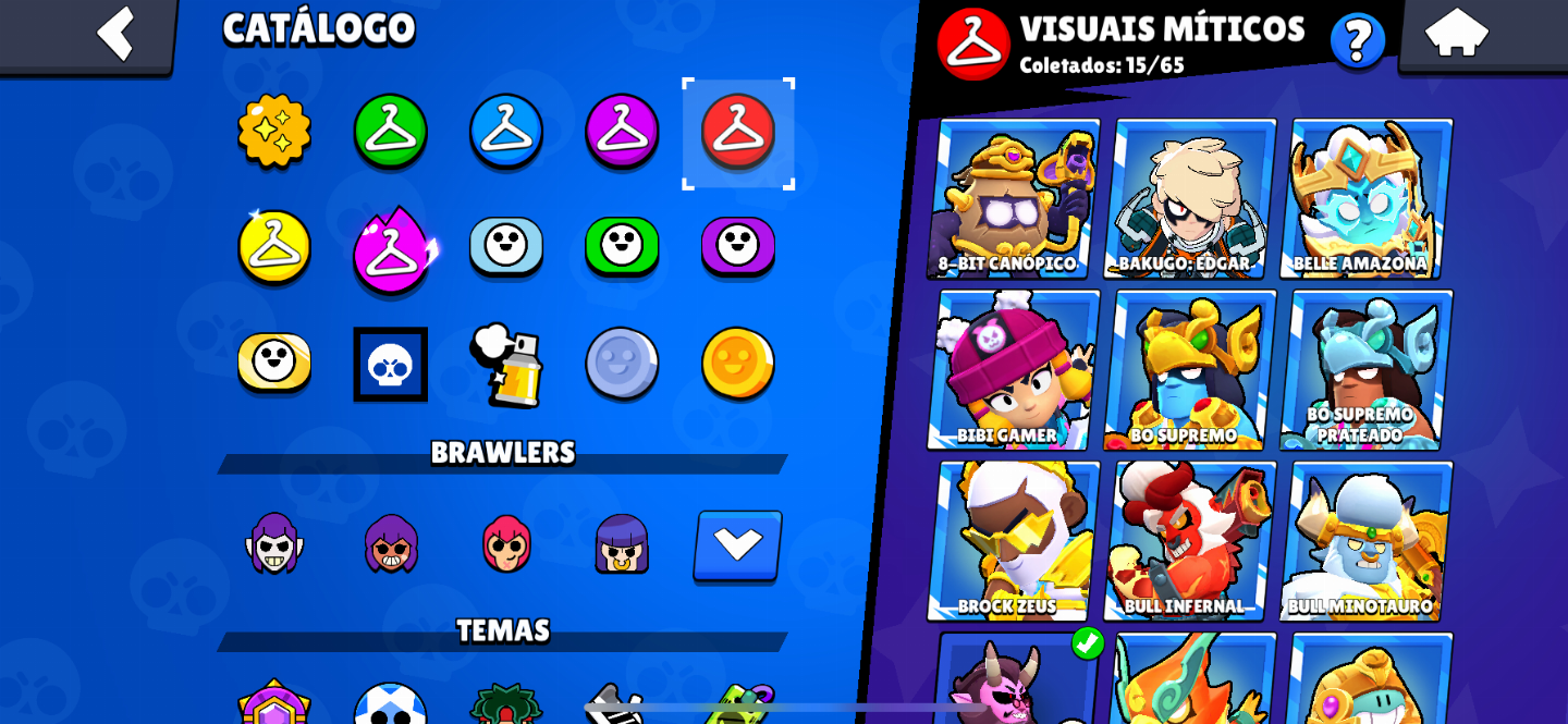 CONTA DE BRAWL STARS AVANÇADA 50K DE TROFEUS!