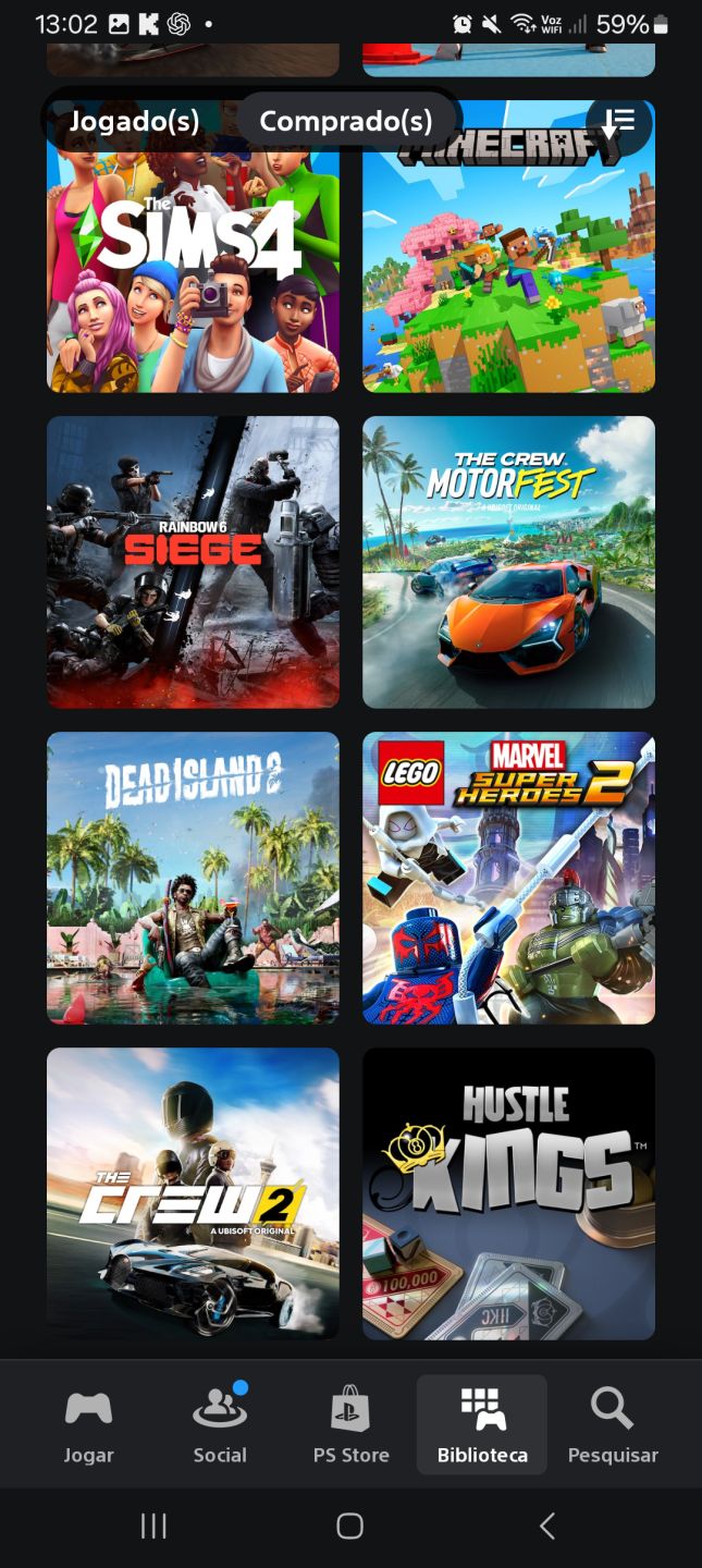 Conta PSN com FC 25 + 3 Jogos | PS4/PlayStation