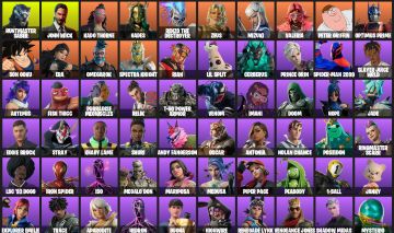 CONTA FORTNITE 116 SKINS JOHN WICK HUNTMASTER SABER NANNER RINGER EMAIL INCLUSO!