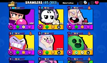 CONTA BRAWL STAR GEMADA 2025