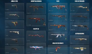 CONTA DE VALORANT + DE 4K GASTOS, SKINS DE TODAS AS ARMAS, MENOS OUTLAW!!!