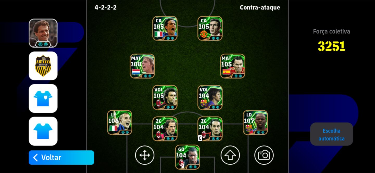 EFootball 3250+ | Cruyff 108 + Vários Epics (Inzaghi, Thuram, Capello)