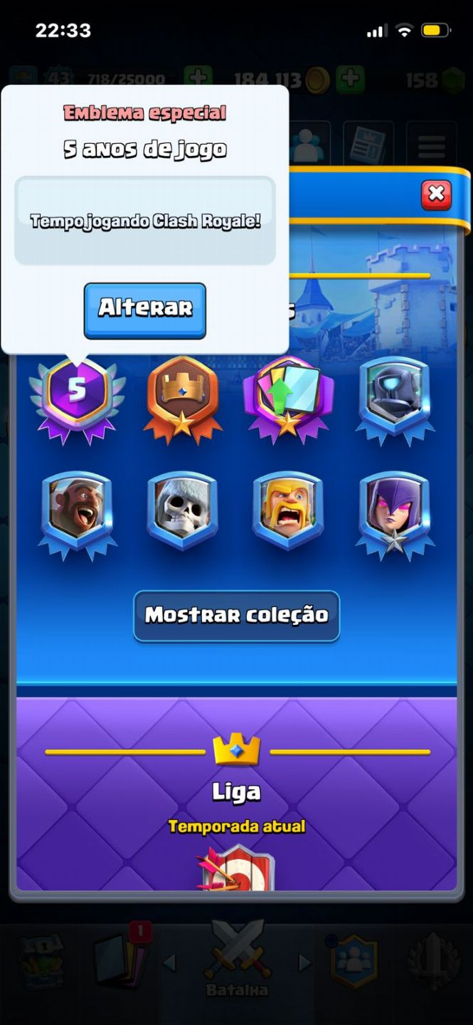 CONTA CLASH ROYALE COM 8,7K TROFEU + BRAWL STARS 8,3K TROFEU + ENTREGA IMEDIATA