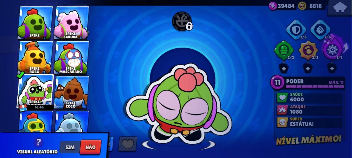 CONTA BRAWL STARS SHELLY ESTELAR 2018