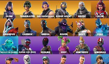 CONTA FORTNITE OG GLOW, TWITCH PRIME , FRESH