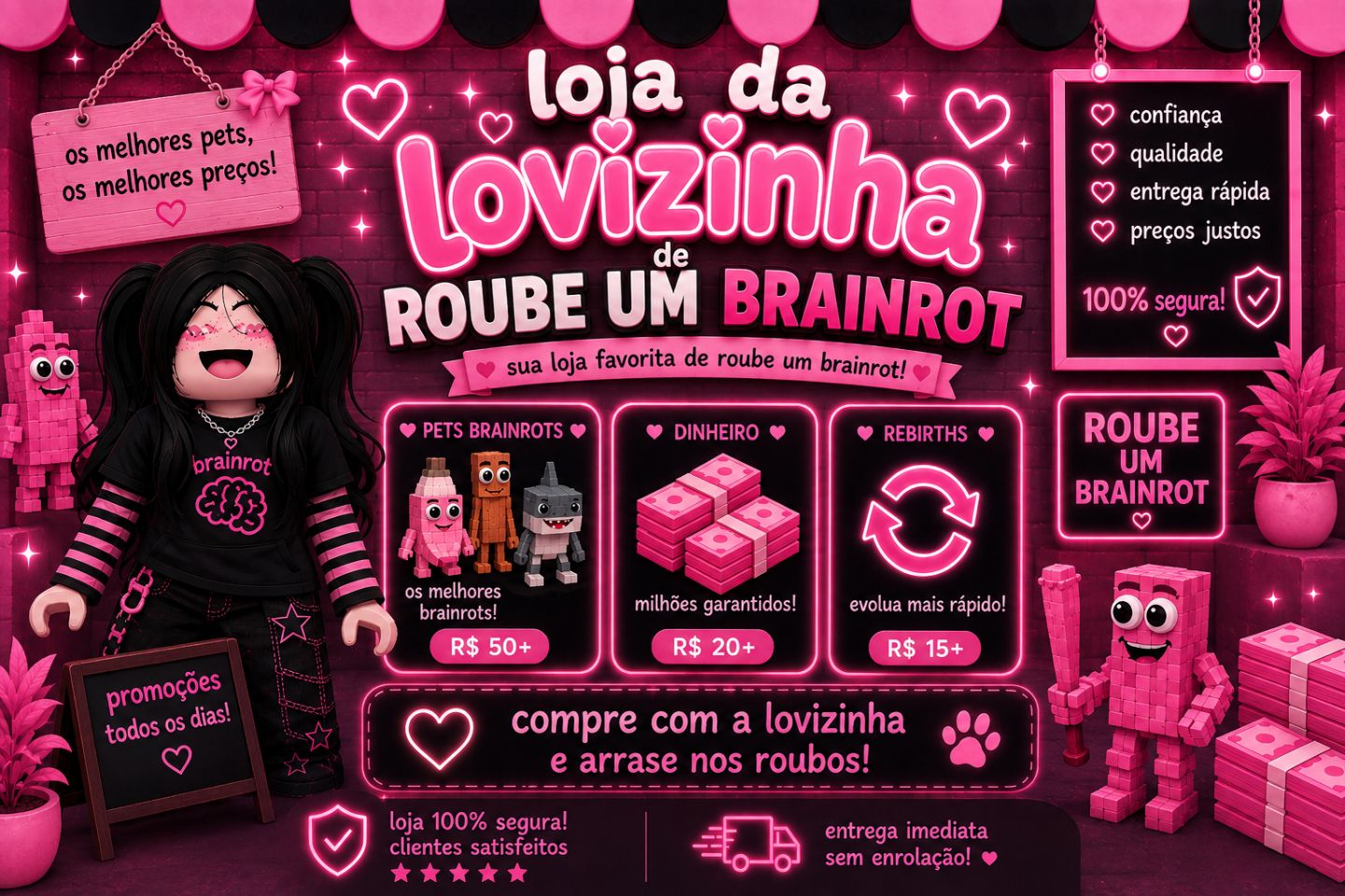 Roube um Brainrot | Lovizinha Brainrot