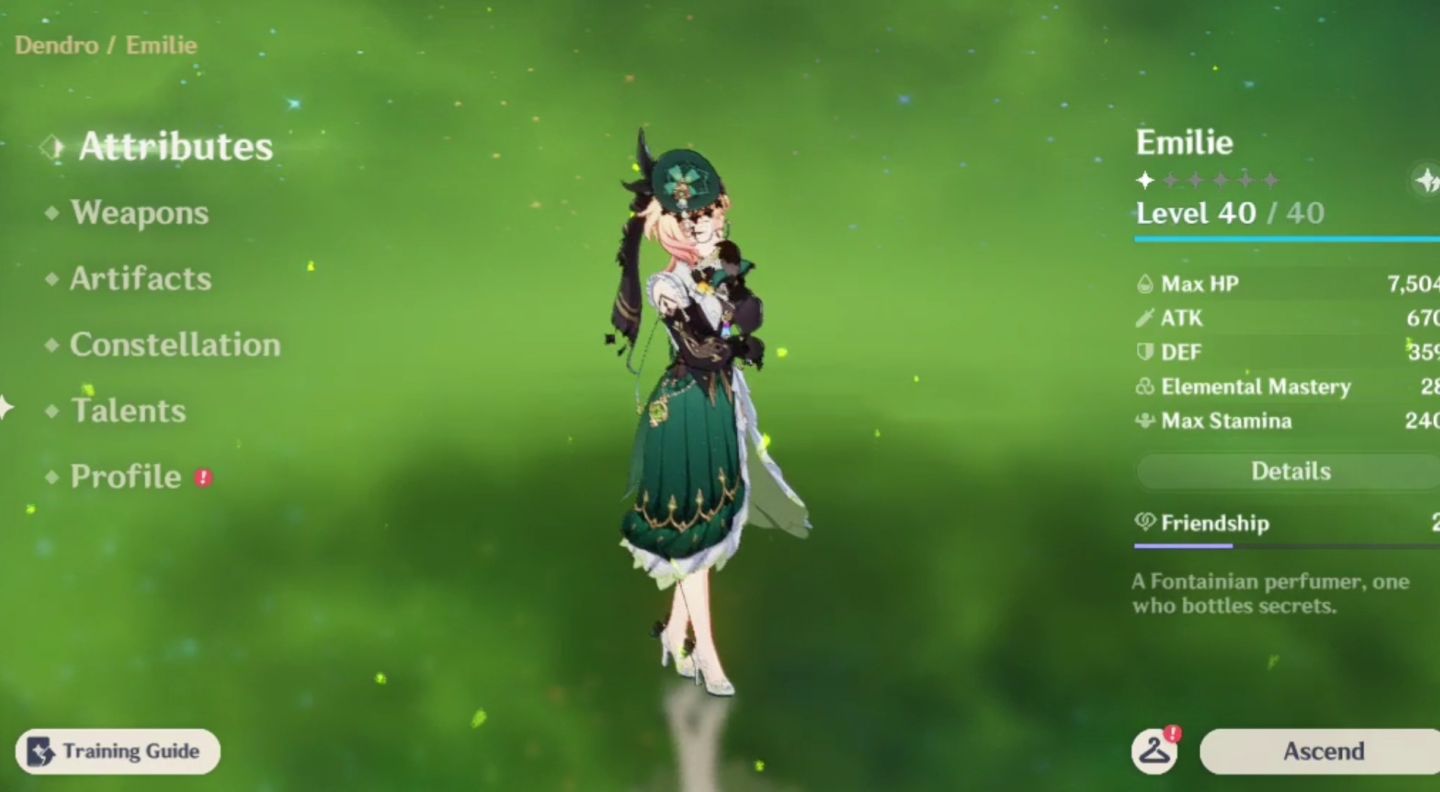 CONTA GENSHIN - CHIORI, MIZUKI E EMILIE