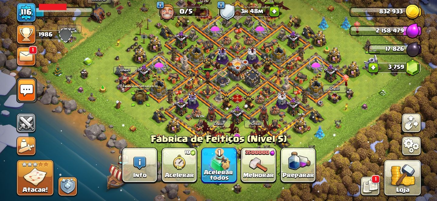 Conta Brawl Stars [Full] + Clash Of Clans