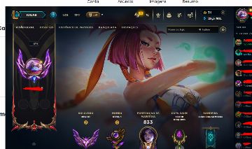 Conta league of legends mestre main adc