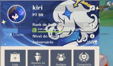 Conta Genshin AR57 Vários 5 Change Email Sem Deadlink