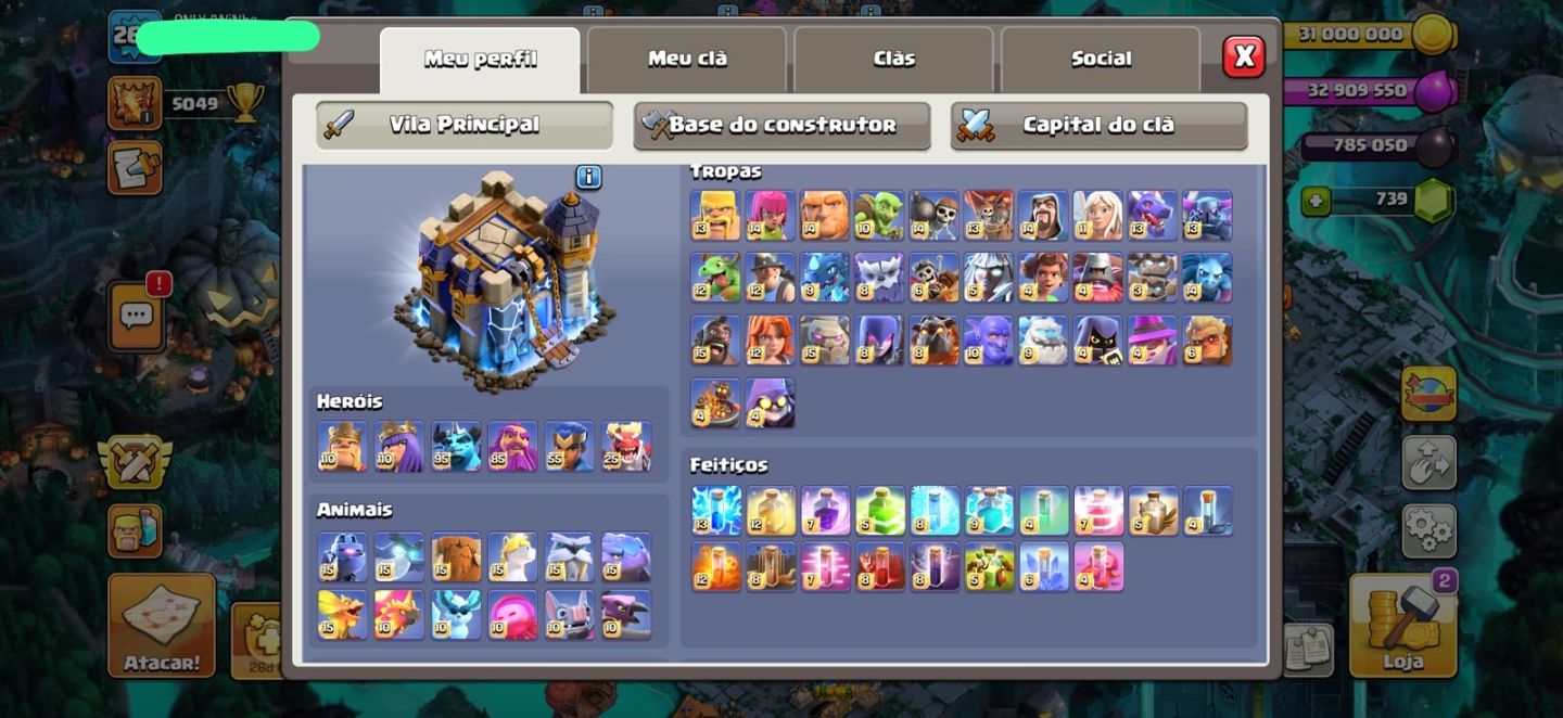 CV18 FULL NA LENDA 1 ótimos equipamentos