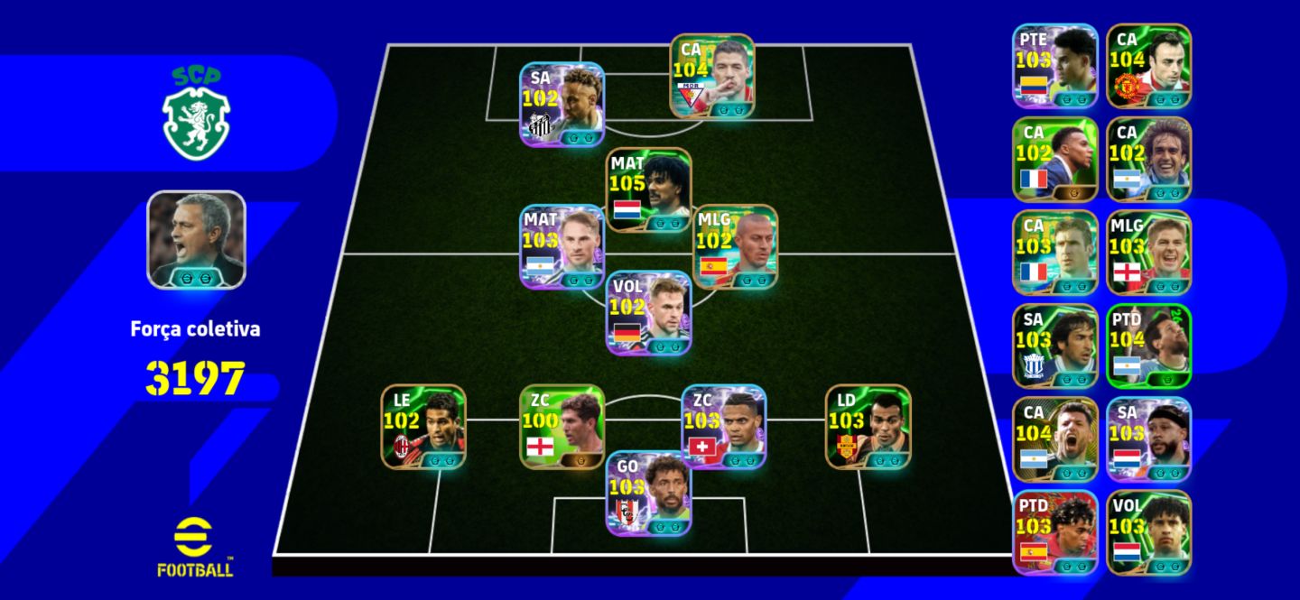 Conta de Efootball móbile