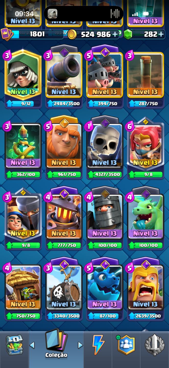 Conta Clash Royale 10 anos UPADA