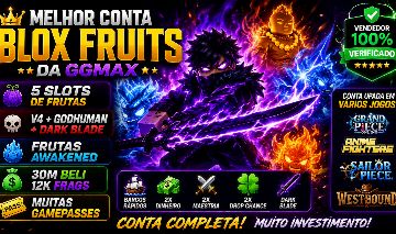 MELHOR BLOX FRUITS 5 SLOTS + MUITAS GAMEPASS!