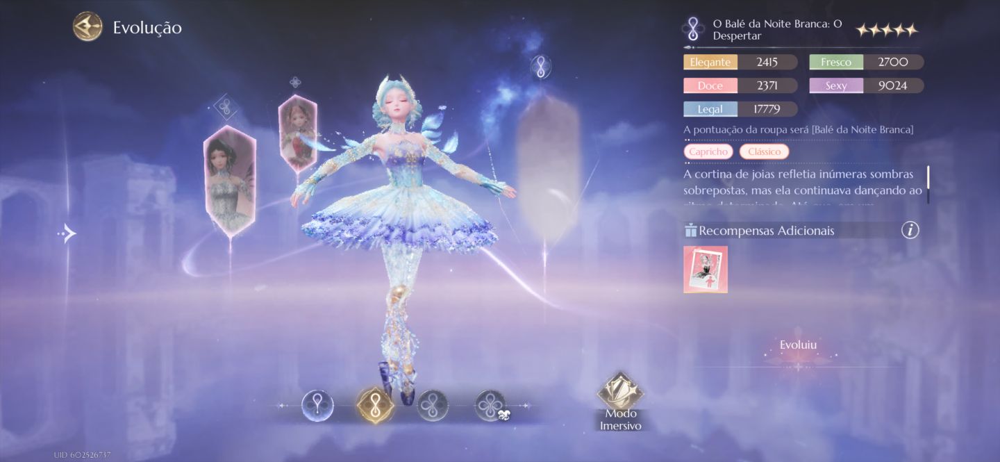 Conta Endgame - Infinity Nikki 16 sets completos + Looks Milagrosos + 4 inc.