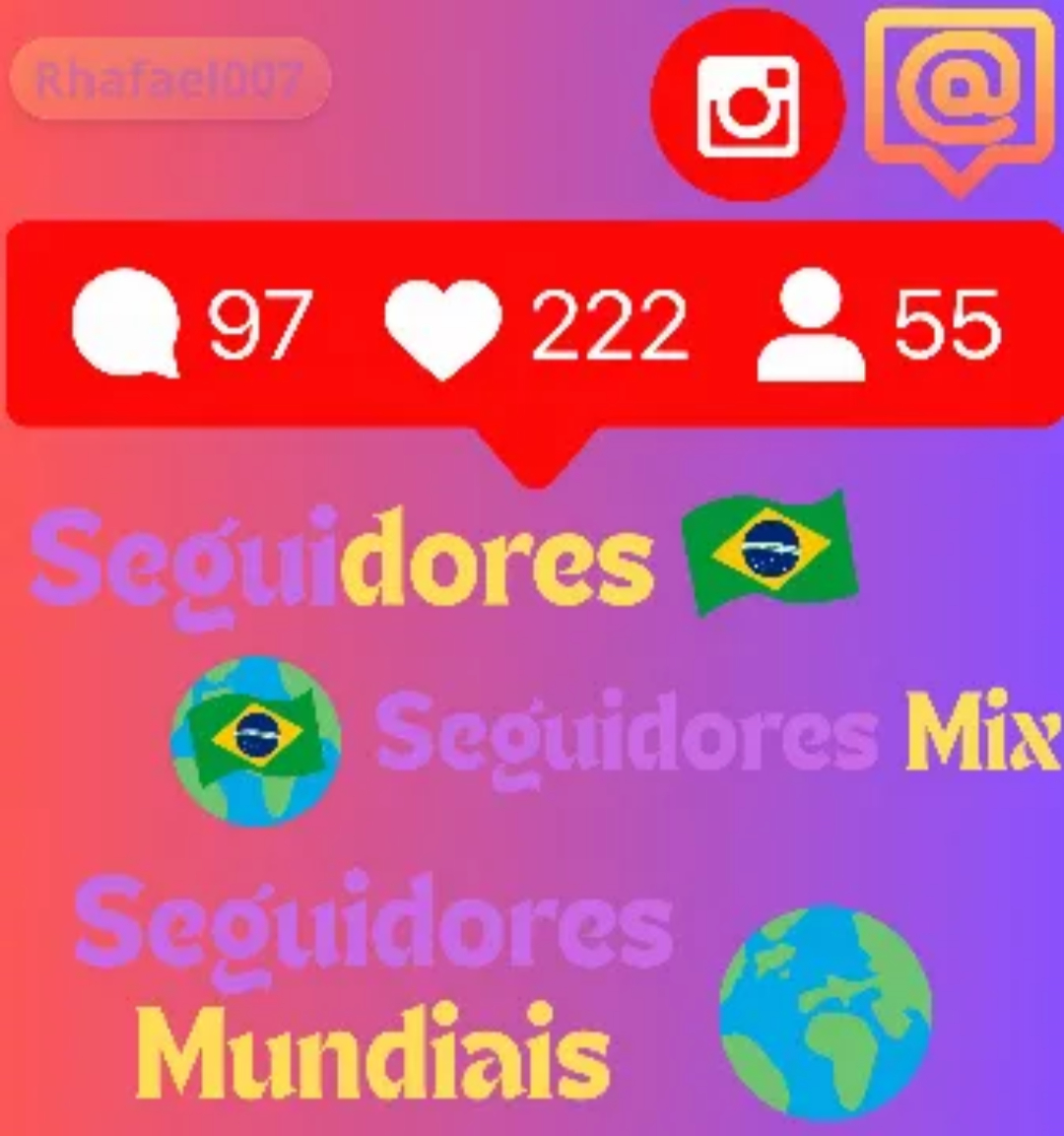 Insta: [1000] seguidores | visualizações | compartilhamentos | curtidas [R: 30D]