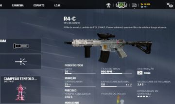Conta Full Geleira e com Carbono de R6